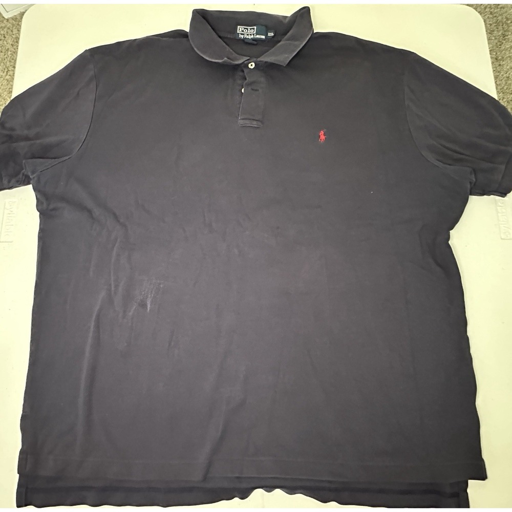 Polo Ralph Lauren Men's Navy Polo Shirt Little Pony Size Big 2XL